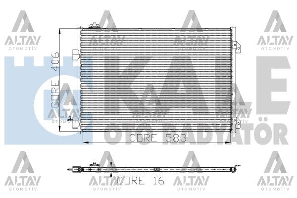 Renault Symbol Klima Radyatörü Radyatör Iı Thalıa .5dcı OEM 8200742595 Renault Symbol Klima Radyatörü Radyatör Iı Thalıa .5dcı OEM 8200742595